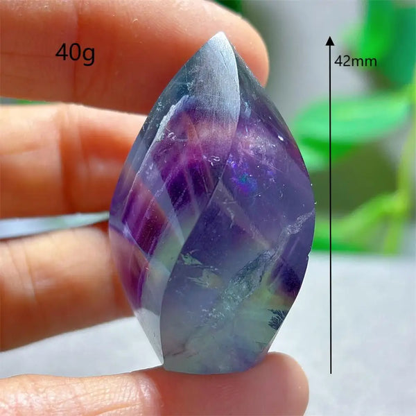 Rainbow Fluorite Flame-ToShay.org
