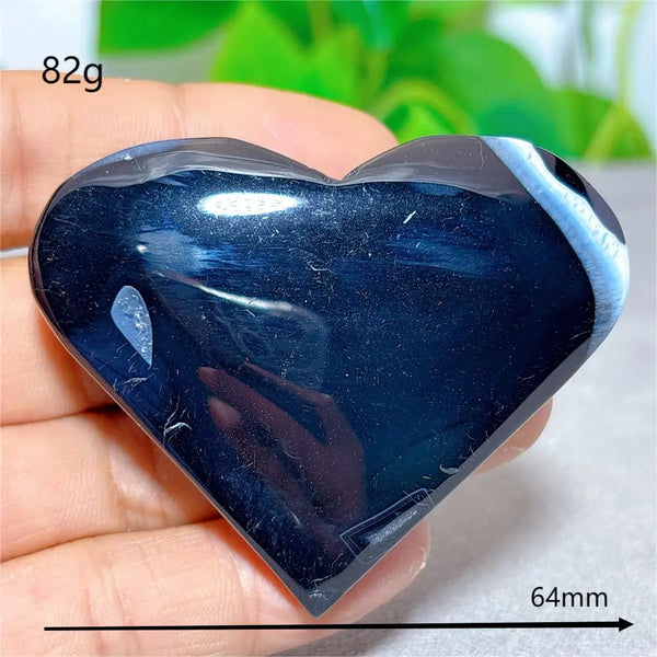Black Agate Hearts-ToShay.org