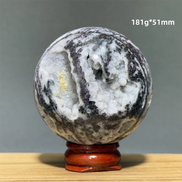 Purple Sphalerite Ball-ToShay.org