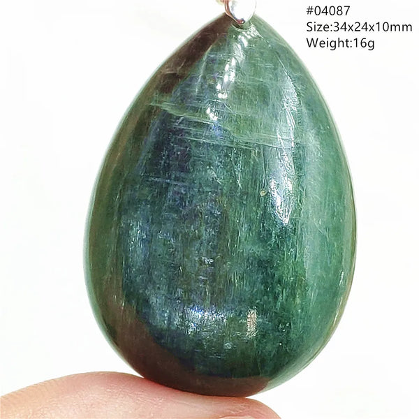 Green Kyanite Pendant-ToShay.org