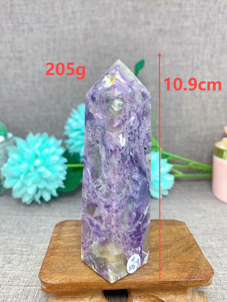 Purple Fluorite Crystal Tower-ToShay.org
