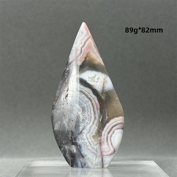 Red Lace Agate Torch-ToShay.org