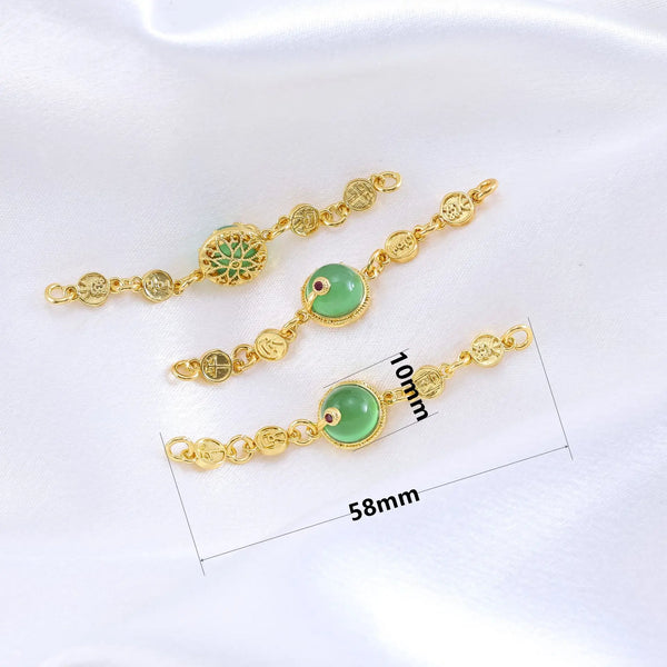 Gold Chrysoprase Bead-ToShay.org