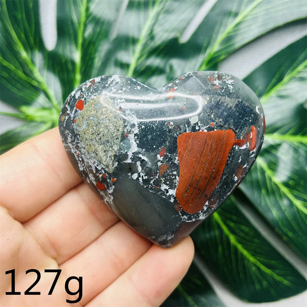 Green Blood Stone Hearts-ToShay.org