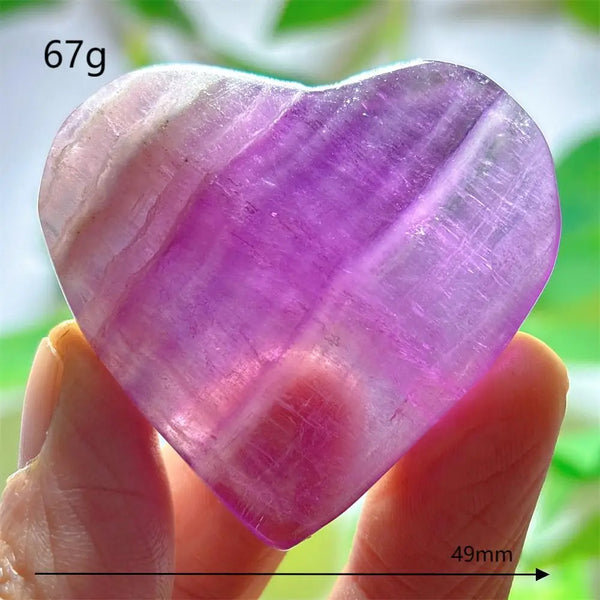Rainbow Fluorite Heart-ToShay.org