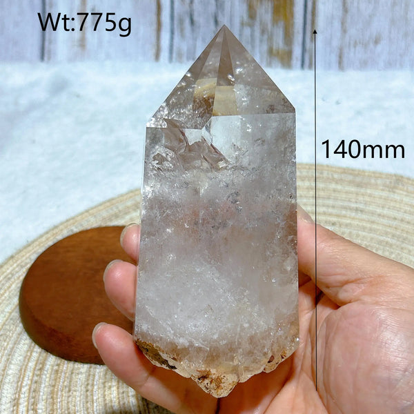 Clear Rainbow Quartz Tower-ToShay.org