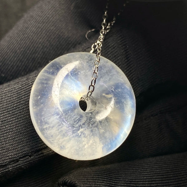 Blue Light Moonstone Donut-ToShay.org