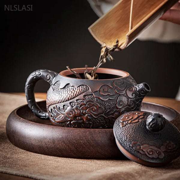 Dragon Clay Tea Pot-ToShay.org