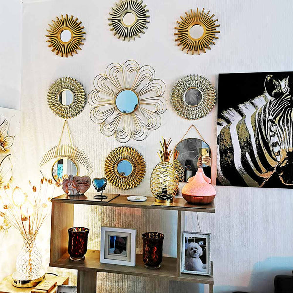 Wall Sunburst Mirrors-ToShay.org