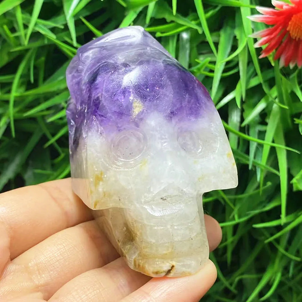 Purple Amethyst Skull Cluster-ToShay.org