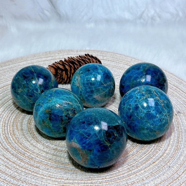 Blue Apatite Ball-ToShay.org
