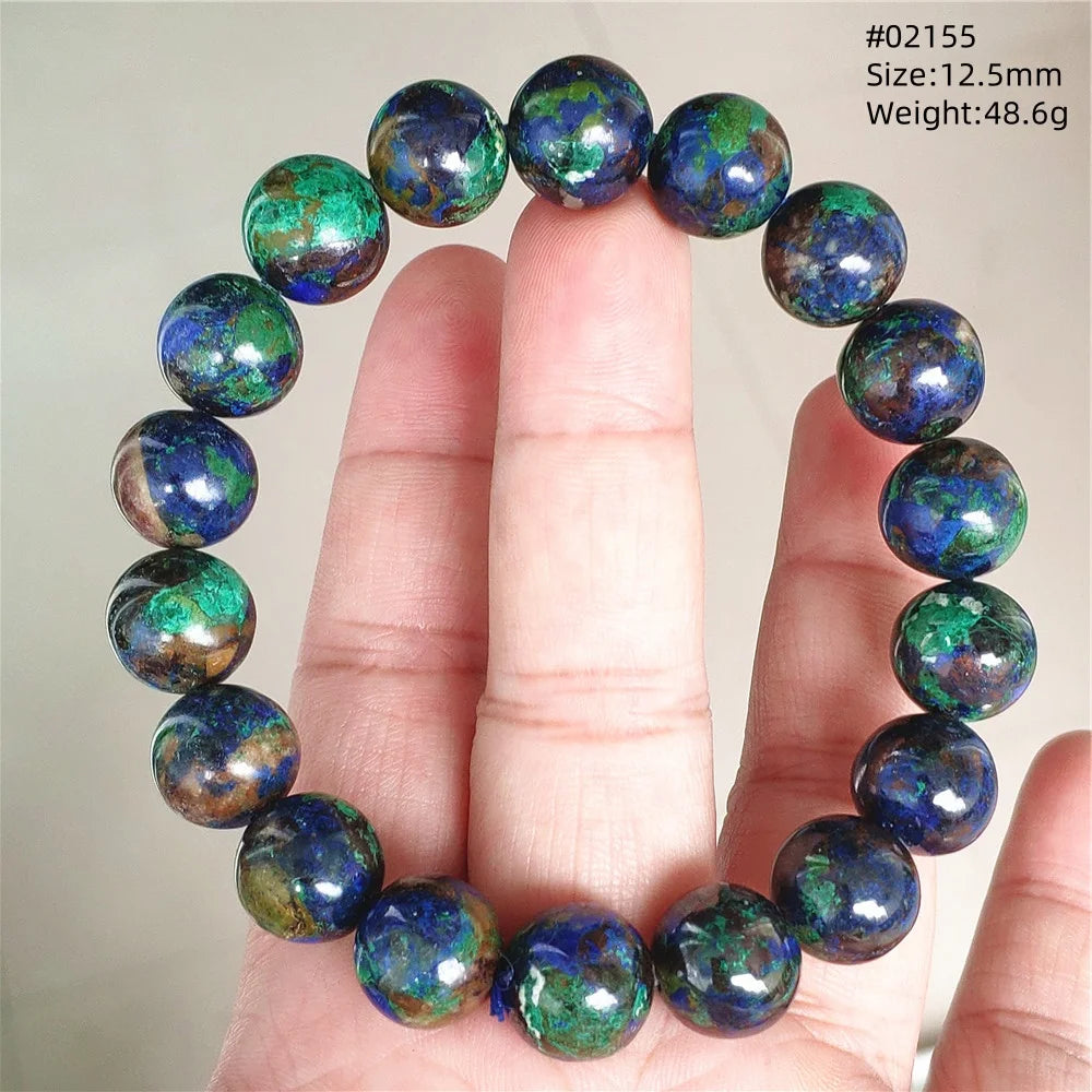 Blue Malachite Azurite Bracelet-ToShay.org