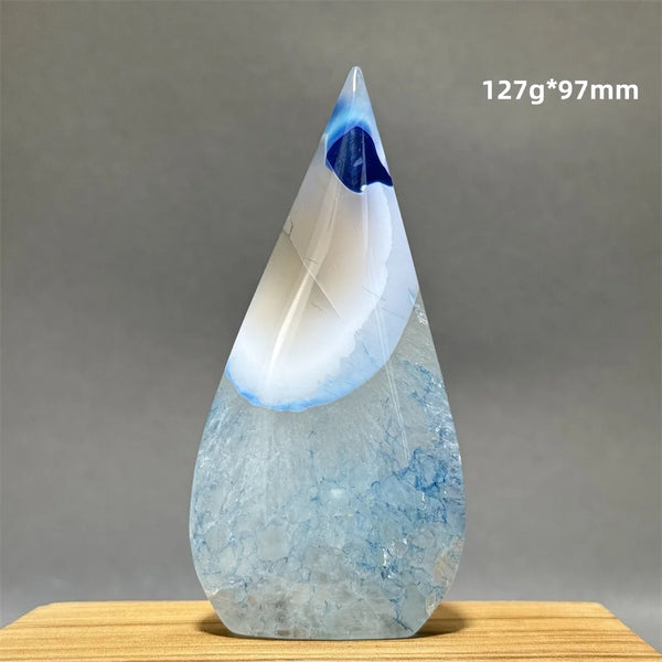 Blue Agate Torch-ToShay.org