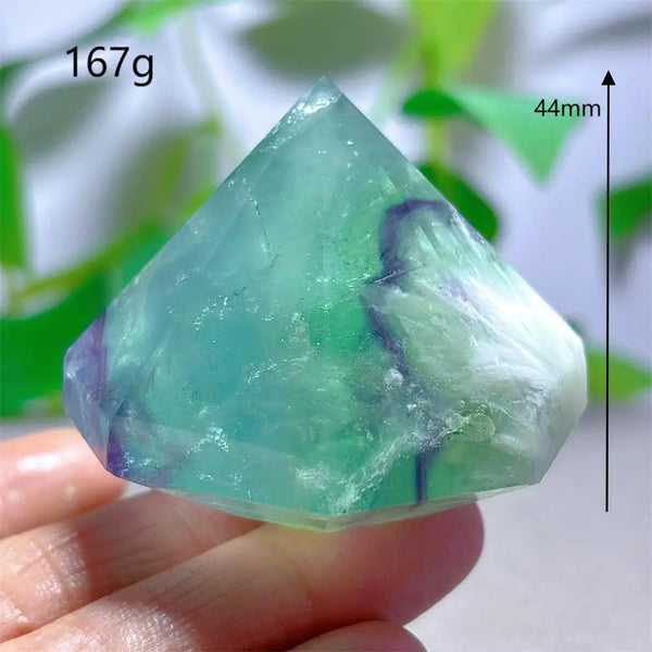 Rainbow Fluorite Diamond-ToShay.org