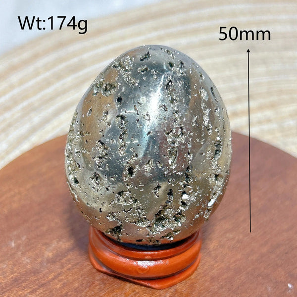 Silver Pyrite Geode Eggs-ToShay.org