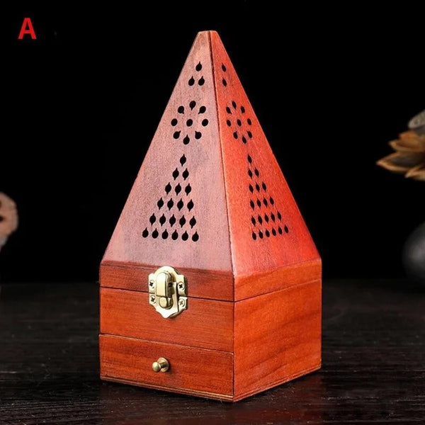 Wood Incense Burner Box-ToShay.org