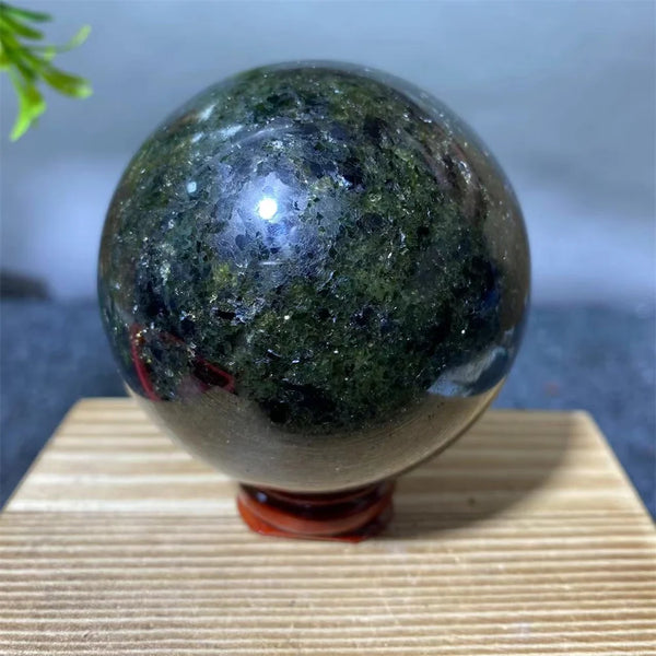 Green Olivine Quartz Ball-ToShay.org
