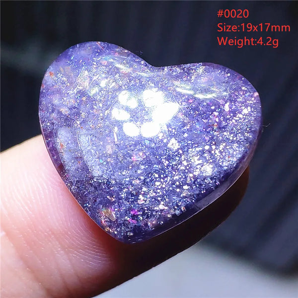 Blue Blood Red Lolite Pendant-ToShay.org