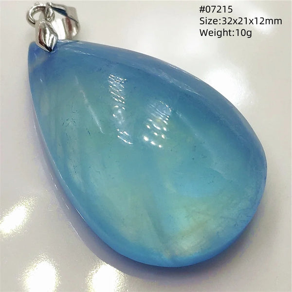 Blue Aquamarine Pendant-ToShay.org
