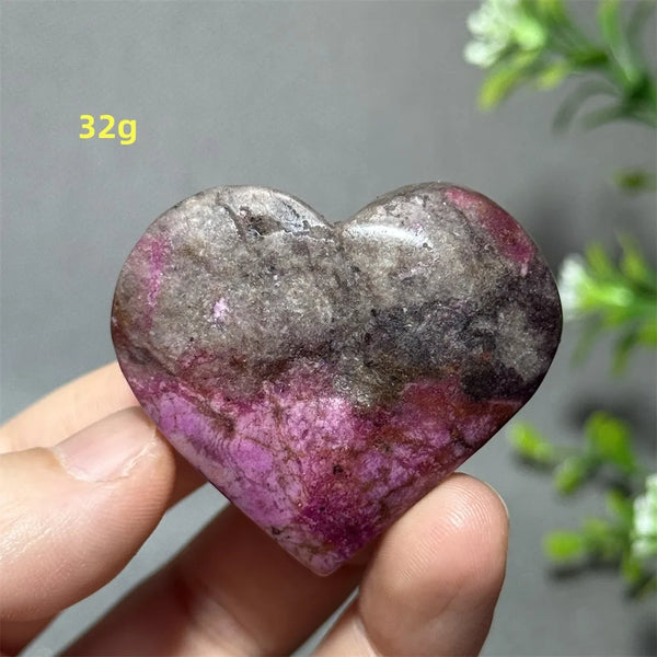 Pink Cobalt Calcite Heart-ToShay.org