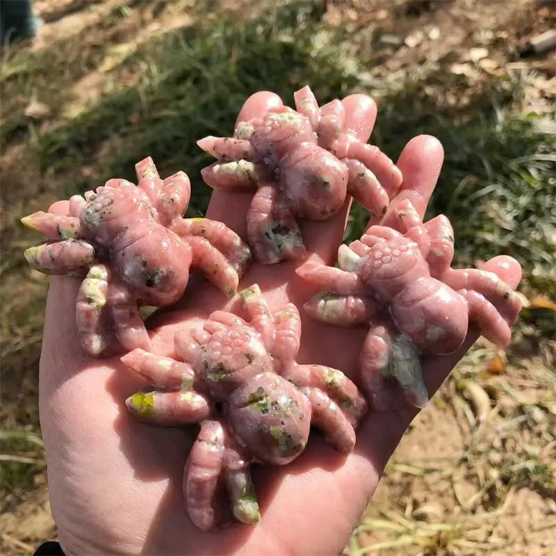 Pink Tourmaline Spider-ToShay.org