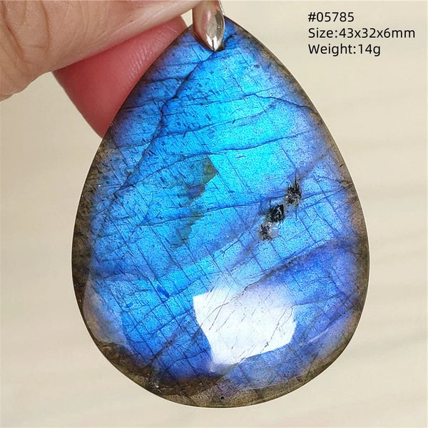 Blue Purple Labradorite Pendant-ToShay.org