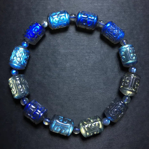 Blue Labradorite Bracelet-ToShay.org