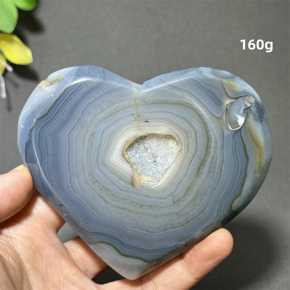Purple Agate Geode Heart-ToShay.org