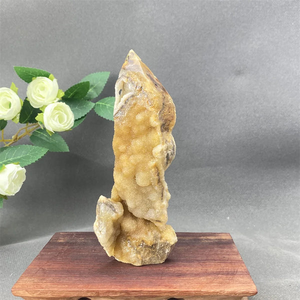 White Fluorite Cluster Point-ToShay.org