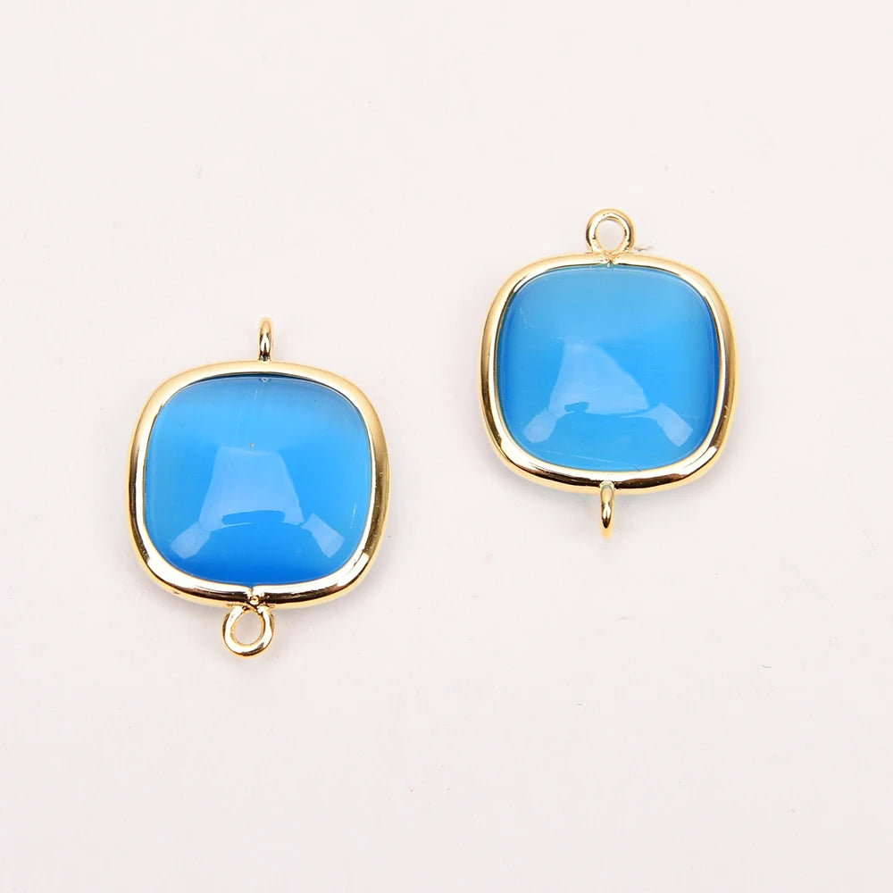 Blue Cats Eye Crystal Beads-ToShay.org