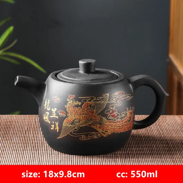 Yixing Clay Painted Teapots-ToShay.org