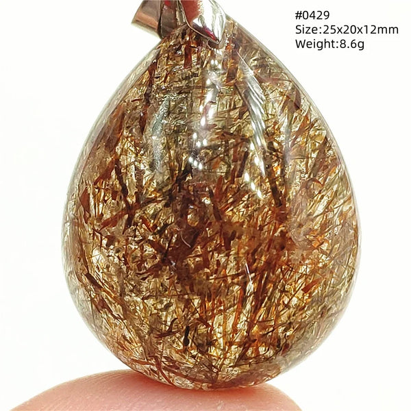 Black Rutilated Copper Quartz-ToShay.org