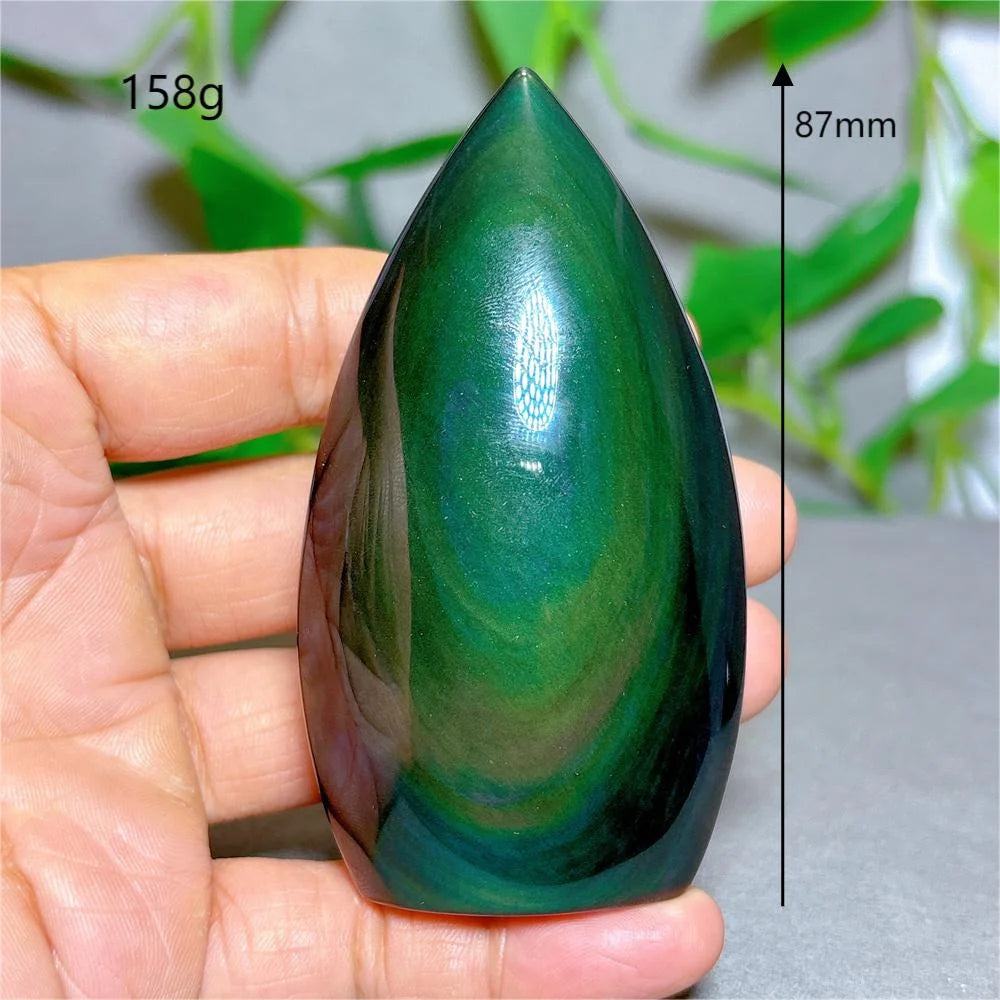 Rainbow Obsidian Torch-ToShay.org