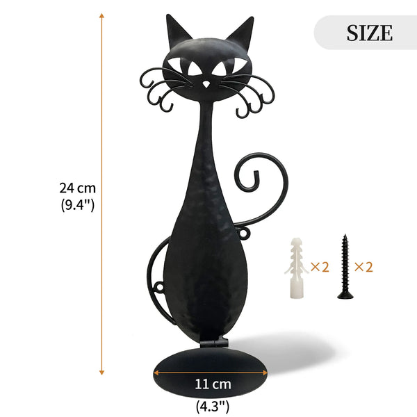 Black Cat Candle Holder-ToShay.org