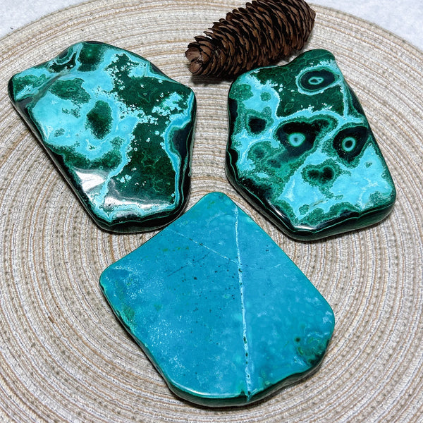 Blue Chrysocolla Azurite Stone-ToShay.org