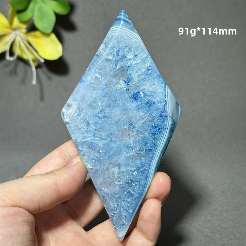 Blue Agate Diamond-ToShay.org