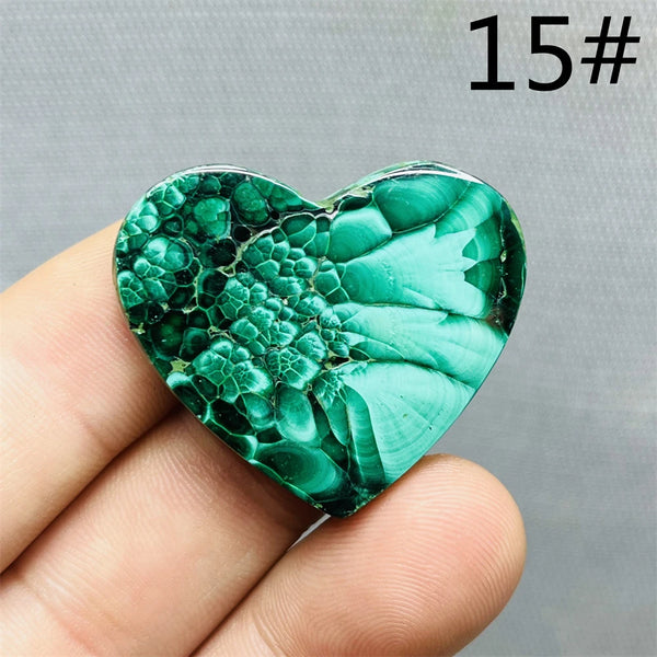 Green Malachite Hearts-ToShay.org