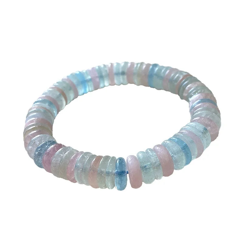 Clear Morganite Abacus Bracelet-ToShay.org