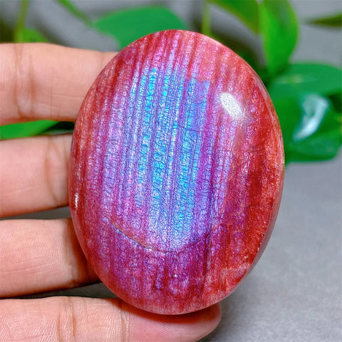 Red Moonstone Palm Stone-ToShay.org