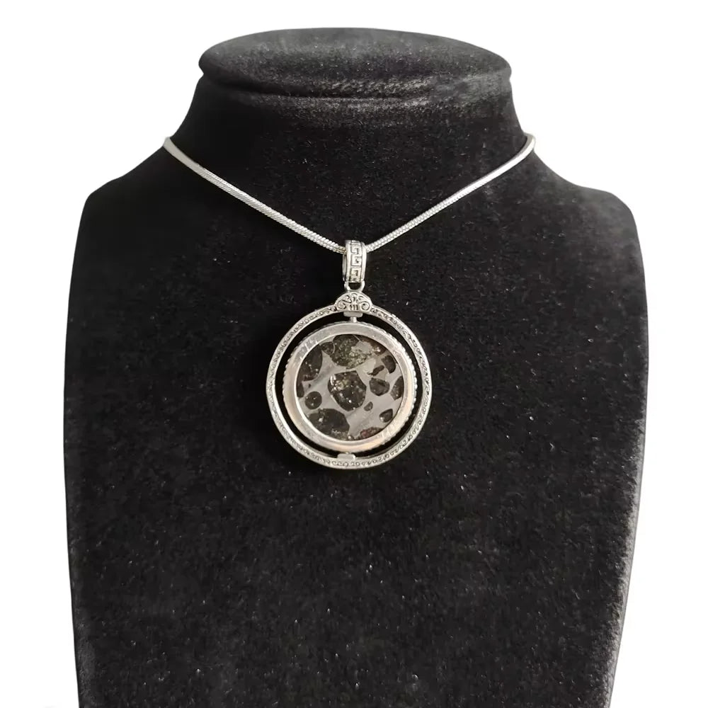 Olive Meteorite Pendant-ToShay.org