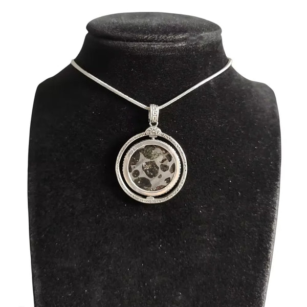 Olive Meteorite Pendant-ToShay.org