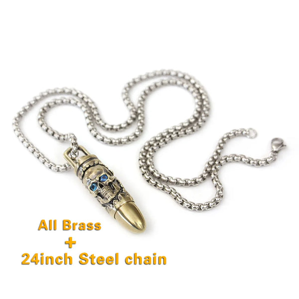 Silver Skull Pendant-ToShay.org