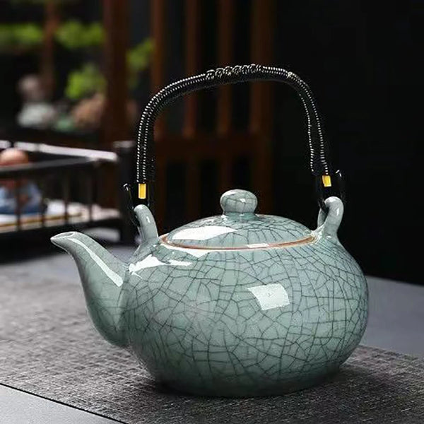Glazed Ceramic Beam Teapot-ToShay.org