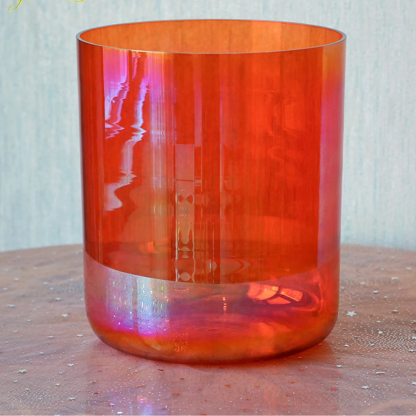 Crystal Soul Classic Red Aurora Crystal Singing Bowl for Meditation Seven Chakra Sound Therapy Prefect Pitch-ToShay.org