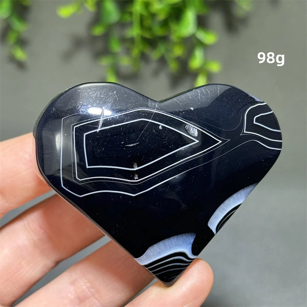 Black Agate Heart-ToShay.org