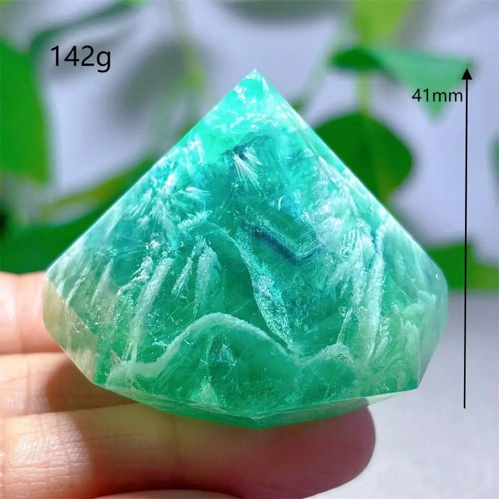 Rainbow Fluorite Diamond-ToShay.org