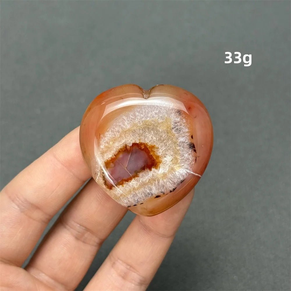 Orange Carnelian Heart-ToShay.org