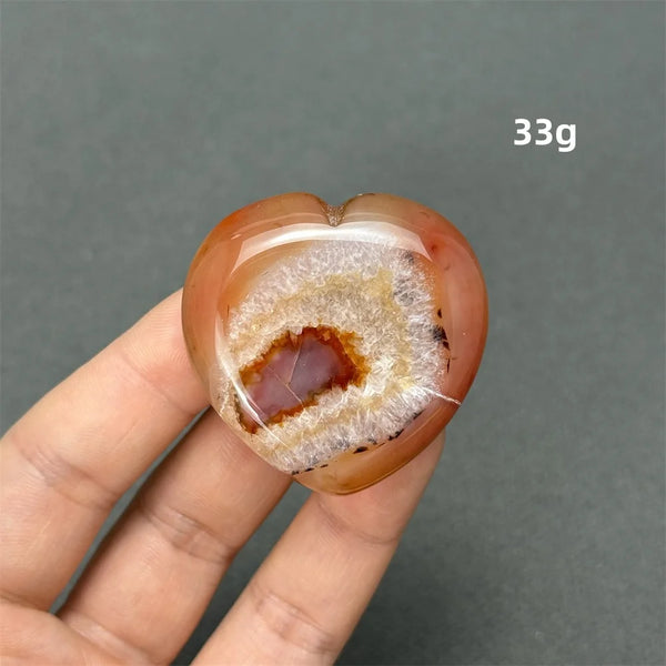 Orange Carnelian Heart-ToShay.org