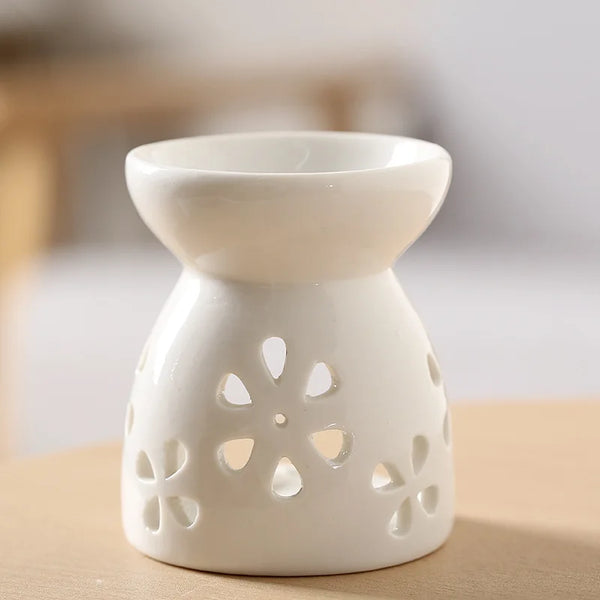 Hollow Ceramic Essential Oil Burner-ToShay.org