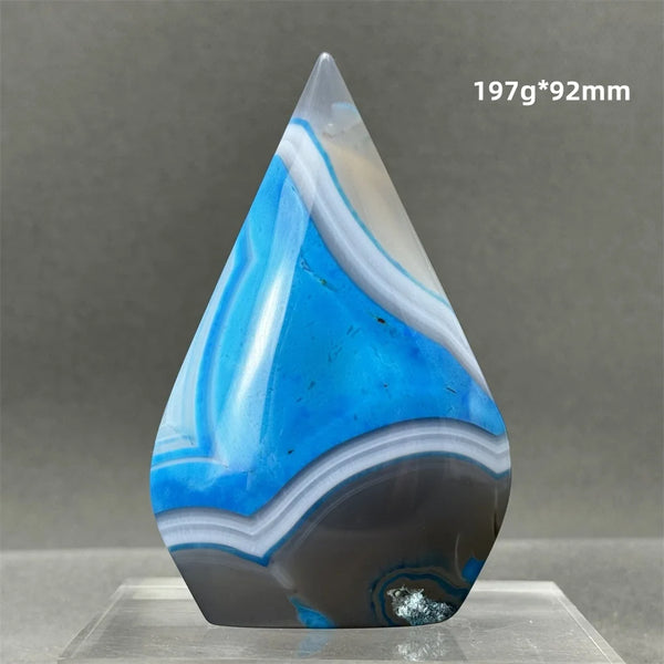 Blue Agate Torch-ToShay.org